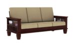 DK Furniture Wooden 5 Seater Sofa Set For Living Room, 3+1+1 Seater - Image 2