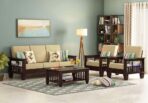 DK Furniture Wooden 5 Seater Sofa Set for Living Room