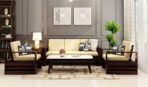 DK Furniture Wooden 5 Seater Sofa Set for Living Room, 3+1+1 Seater