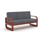 DK Furniture Solid Sheesham Wood Sofa Set 6 Seater (3+2+1) - Image 5