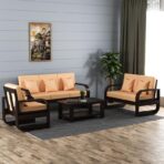 DK Furniture Solid Sheesham Wood Sofa Set 6 Seater (3+2+1)