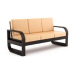 DK Furniture Solid Sheesham Wood Sofa Set 6 Seater (3+2+1) - Image 5