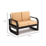 DK Furniture Solid Sheesham Wood Sofa Set 6 Seater (3+2+1) - Image 6
