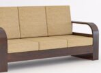 DK Furniture 3 Seater Sofa (3 Seater, R Walnut/Honey Finish) - Image 6