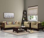 DK Furniture Solid Sheesham Wood Sofa Set 5 Seater (3+1+1)
