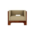 DK Furniture Solid Sheesham Wood Sofa Set 5 Seater (3+1+1) - Image 3