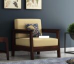 DK Furniture Solid Sheesham Wood Sofa Set 5 Seater (3+1+1) - Image 3