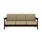 DK Furniture Solid Sheesham Wood Sofa Set 5 Seater (3+1+1) - Image 4