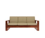 DK Furniture Solid Sheesham Wood Sofa Set 5 Seater (3+1+1) - Image 5