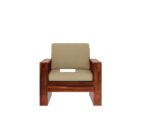 DK Furniture Solid Sheesham Wood Sofa Set 5 Seater (3+1+1) - Image 6