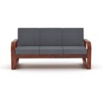 DK Furniture Solid Sheesham Wood Sofa Set 6 Seater (3+2+1) - Image 5