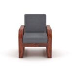 DK Furniture Solid Sheesham Wood Sofa Set 6 Seater (3+2+1) - Image 7
