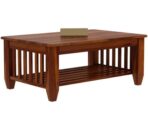 DK Furniture Solid Sheesham Wood 4 Seater Sofa Set With Coffee Table - Image 9
