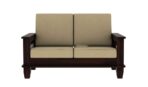 DK Furniture Wooden 2 Seater Sofa Set for Living Room - Image 2