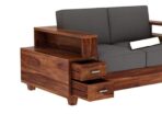 DK Furniture Wooden 2 Seater Sofa for Living Room, Sofa with Attached - Image 6