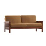 DK Furniture Solid Sheesham Wooden 3 Seater Sofa Set for Living Room