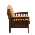 DK Furniture Solid Sheesham Wooden 3 Seater Sofa Set for Living Room - Image 4