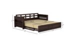 DK Furniture A Beautiful sheesham Wood Sofa Cuma Bed with Storage - Image 7