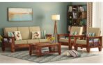 DK Furniture Solid Sheesham Wood Standard Sofa Set 5 Seater Furniture