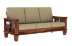 DK Furniture Solid Sheesham Wood Standard Sofa Set 5 Seater Furniture - Image 2