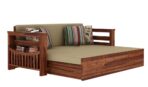 DK Furniture A Beautiful sheesham Wood Sofa Cuma Bed with Storage - Image 3