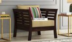 DK Furniture - 3 Year Warranty - Solid Sheesham Wood Wooden Sofa Set - Image 5