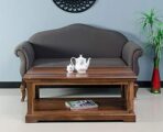 DK Furniture Wooden Rectangular Coffee Centre Table for Living Room