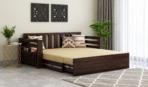 DK Furniture Solid Sheesham Wood Sofa Set 3 Seater Furniture Wooden 3